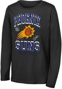 Phoenix Suns Youth Black Grit & Glory Long Sleeve T-Shirt