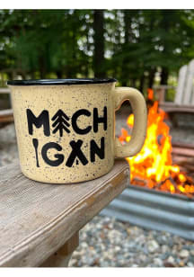 Michigan Outdoor Themed 15 oz. Ceramic Mug - White