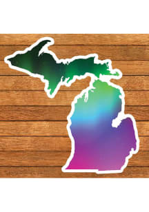Michigan 5x5 Stickers - Green