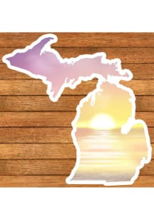 Michigan 5x5 Stickers - Yellow