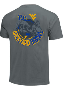 Pitt Panthers Grey Football Backyard Brawl 2025 Short Sleeve T Shirt