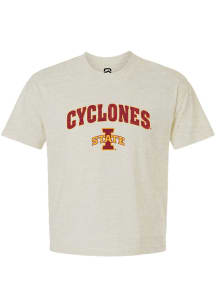 Summit Sportswear Iowa State Cyclones Womens Natural Paisley Arch Short Sleeve T-Shirt
