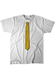 Ben McCollum Iowa Hawkeyes White Tie Shirt Graphic Short Sleeve Fashion Player T Shirt
