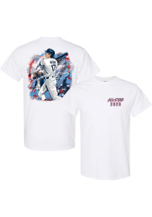 Shohei Ohtani Los Angeles Dodgers White 2026 ASG X Jordan Spector Short Sleeve Fashion Player T Sh..