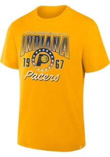 Indiana Pacers Gold Legacy Short Sleeve T Shirt