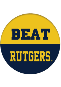Michigan Wolverines Beat Rutgers Button -