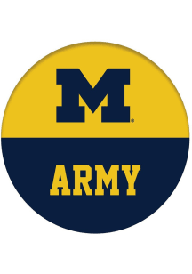 Michigan Wolverines Beat Army Button -