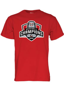 Blue 84 Northern Illinois Huskies Red 2026 MAC Baseball Tournament Champions Locker Room Short Sle..