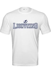Levelwear Tampa Bay Lightning White Anthem Journey Short Sleeve T Shirt