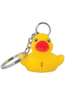Arizona State Sun Devils Rubber Duck Keychain - Maroon
