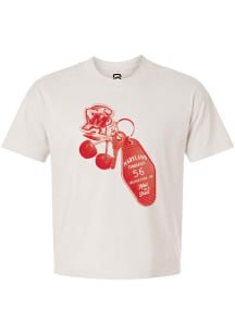 Summit Sportswear Maryland Terrapins Womens Ivory Hotel Key Short Sleeve T-Shirt