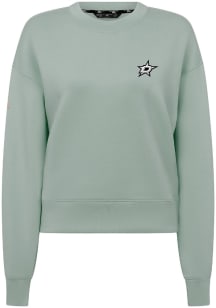 Levelwear Dallas Stars Womens Green Sponge Crew Sweatshirt