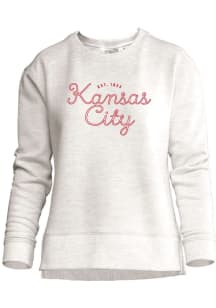 Kansas City Womens Oatmeal EST 1853 Crew Sweatshirt