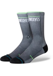 Minnesota Timberwolves Stance 2025 Statement Crew Sock Mens Crew Socks