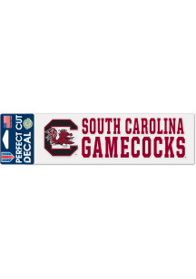 South Carolina Gamecocks 3x10 Team Logo Name Auto Decal - Red