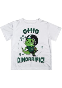 Vive La Fete Ohio Bobcats Infant Dino-Riffic Short Sleeve T-Shirt White