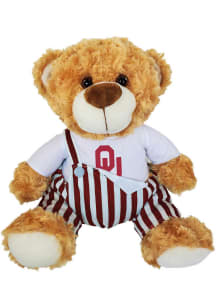 Oklahoma Sooners Game Day Bib Bear Plush