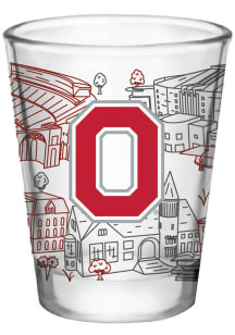 Ohio State Buckeyes 2oz Campus Line Art Shot Glass