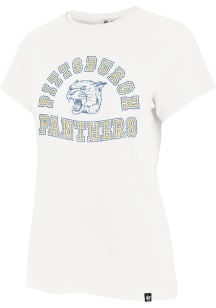 47 Pitt Panthers Womens Ivory GG Short Sleeve T-Shirt
