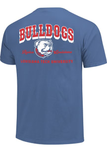 Louisiana Tech Bulldogs Blue Drawn Champ Short Sleeve T Shirt