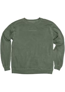 Blue 84 Kansas City Mens Olive Wordmark Long Sleeve Crew Sweatshirt