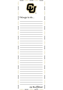 Colorado Buffaloes To Do Notepad