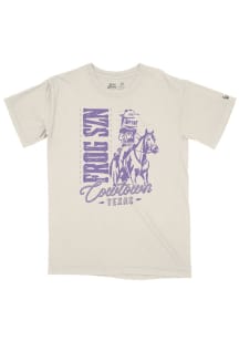 Local Revere LLC TCU Horned Frogs Oatmeal Frog SZN Short Sleeve T Shirt