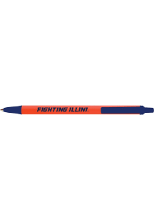 Illinois Fighting Illini Bic Click Stick Pen Set - Orange