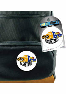 Kansas Jayhawks Head to Head Button - Black
