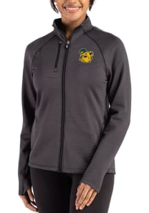 Cutter and Buck Baylor Bears Womens Black Vault Peshastin Long Sleeve Full Zip Jacket
