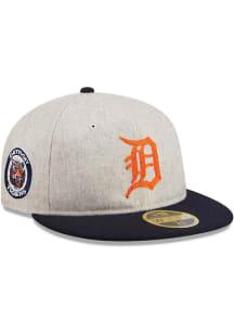New Era Detroit Tigers Mens Natural Melton Wool 59FIFTY Fitted Hat
