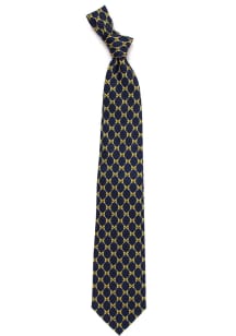 Michigan Wolverines Silk Pattern Mens Tie