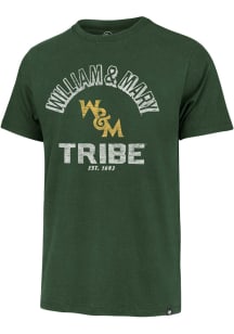 47 William & Mary Tribe Green Retrograde Franklin Tee Short Sleeve Fashion T Shirt