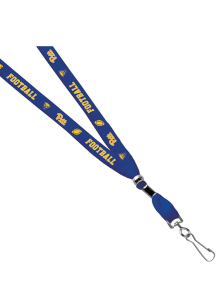 Jardine Pitt Panthers 3/8 Football Sublimated w/Swivel Hook Lanyard - Blue