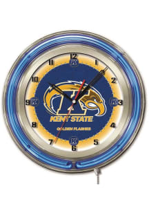 Kent State Golden Flashes 19in Neon Wall Clock
