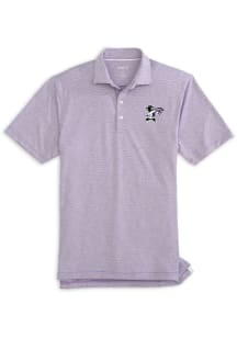 Johnnie O K-State Wildcats Youth Purple Lyndonn Primary Logo Short Sleeve Polo Shirt