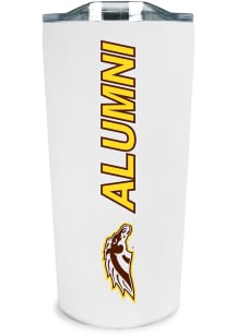 Western Michigan Broncos 18oz Soft Touch Alumni Stainless Steel Tumbler - White