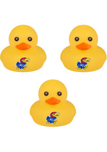 Kansas Jayhawks Blue 3pk Rubber Duck