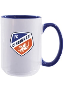 FC Cincinnati 15oz Inner Color Ceramic Mug - Blue