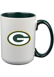 Green Bay Packers 15oz Inner Color Ceramic Mug - Green