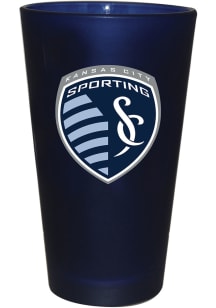 Sporting Kansas City 16OZ Color Frosted Pint Glass - Navy Blue