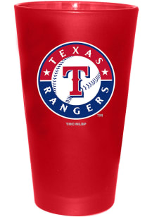 Texas Rangers 16OZ Color Frosted Pint Glass - Blue
