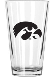 Iowa Hawkeyes 17oz Color Logo Mixing Pint Glass - White