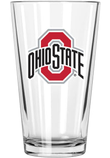 Ohio State Buckeyes 17oz Color Logo Mixing Pint Glass - White