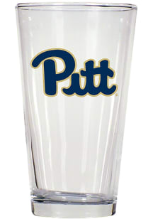 Pitt Panthers 17oz Color Logo Mixing Pint Glass - Navy Blue