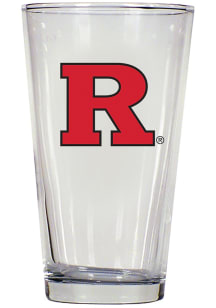 Rutgers Scarlet Knights 17oz Color Logo Mixing Pint Glass - White