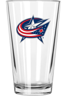 Columbus Blue Jackets 17oz Color Logo Mixing Pint Glass - White