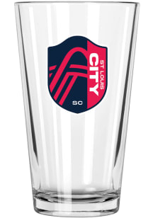 St Louis City SC 17oz Color Logo Mixing Pint Glass - White