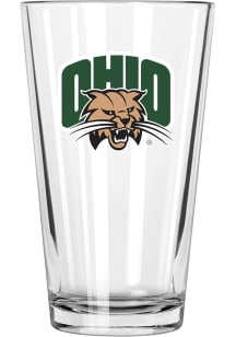 Ohio Bobcats 17oz Color Logo Mixing Pint Glass - White