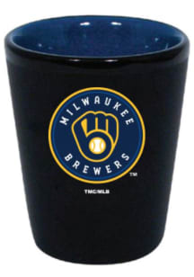 Milwaukee Brewers 2oz Matte Black Shot Glass